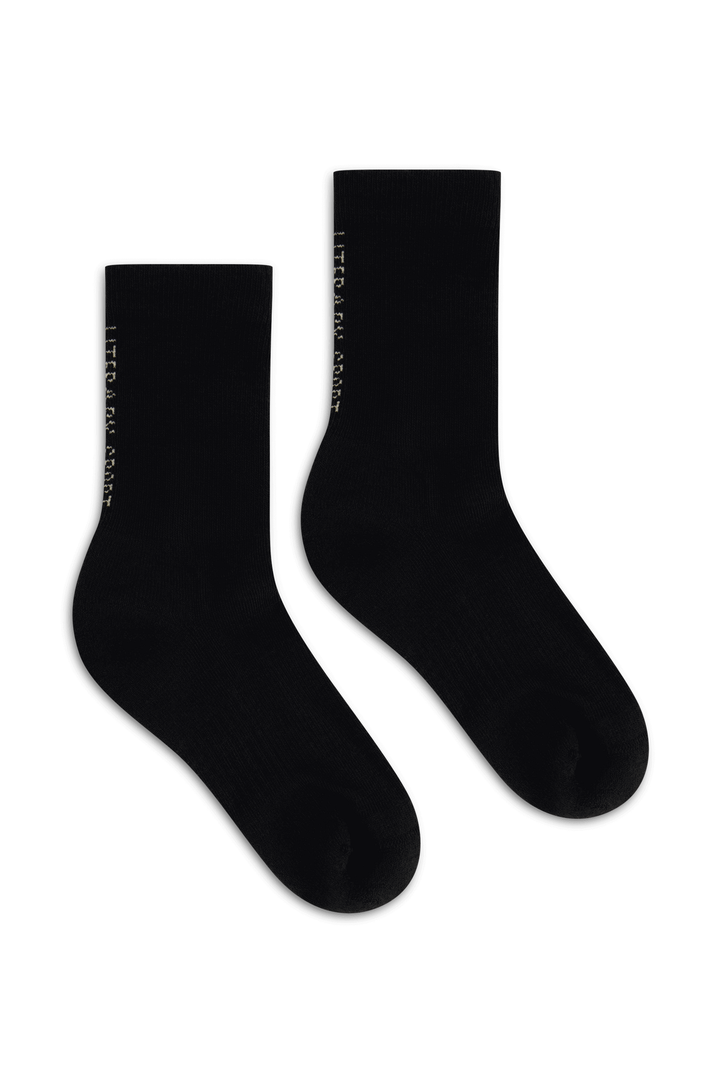 Literary Sport | Unisex Locke Crew Socks in Black
