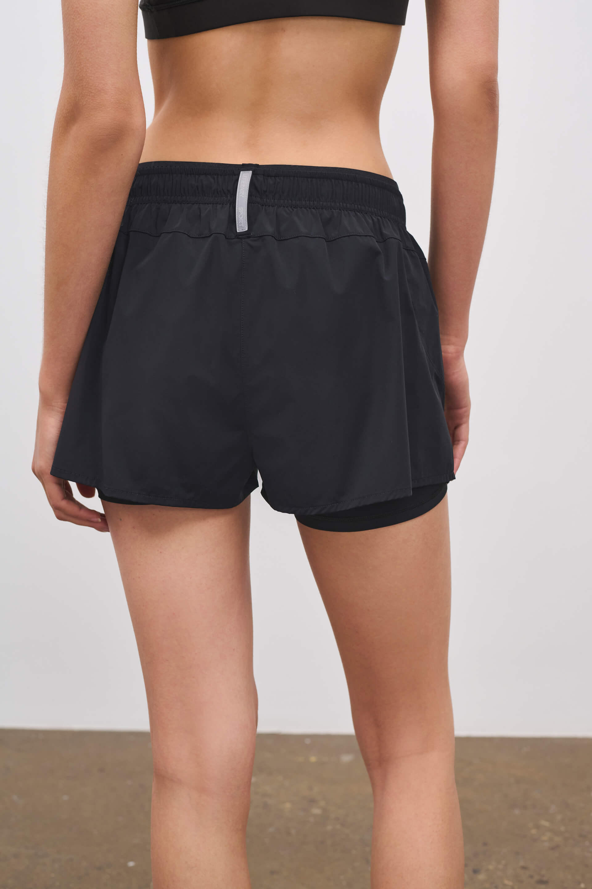 Literary Sport | Womens Joni Run Short in Forma in Black