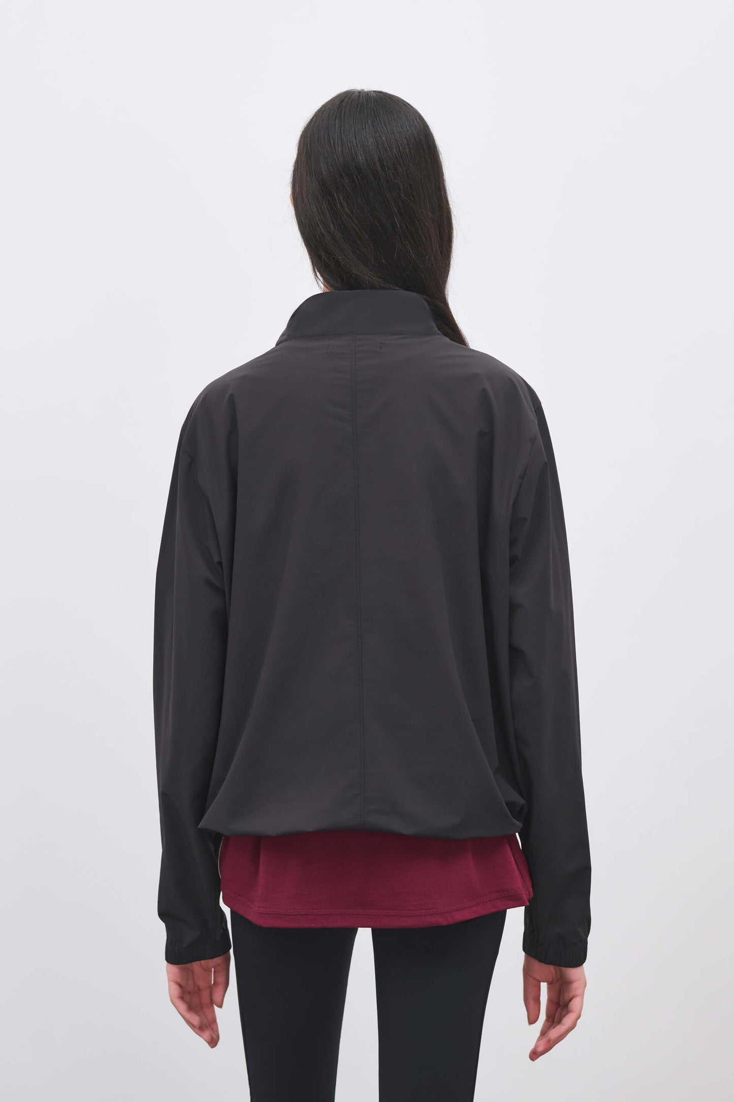 Literary Sport | Womens Virginia Half Zip Performance Jacket in Black