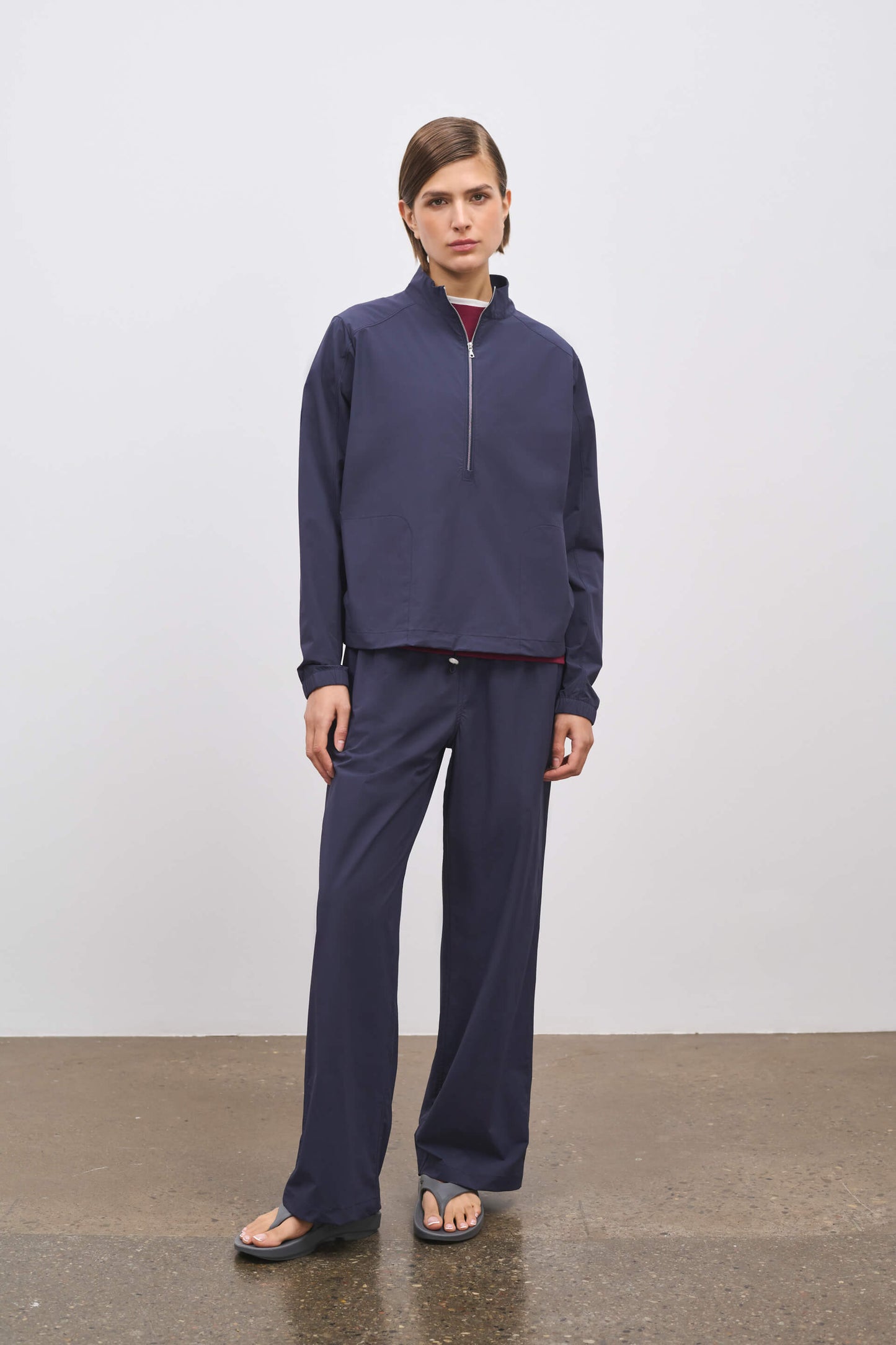 Literary Sport | Womens May Performance Pant in Washed Navy Blue