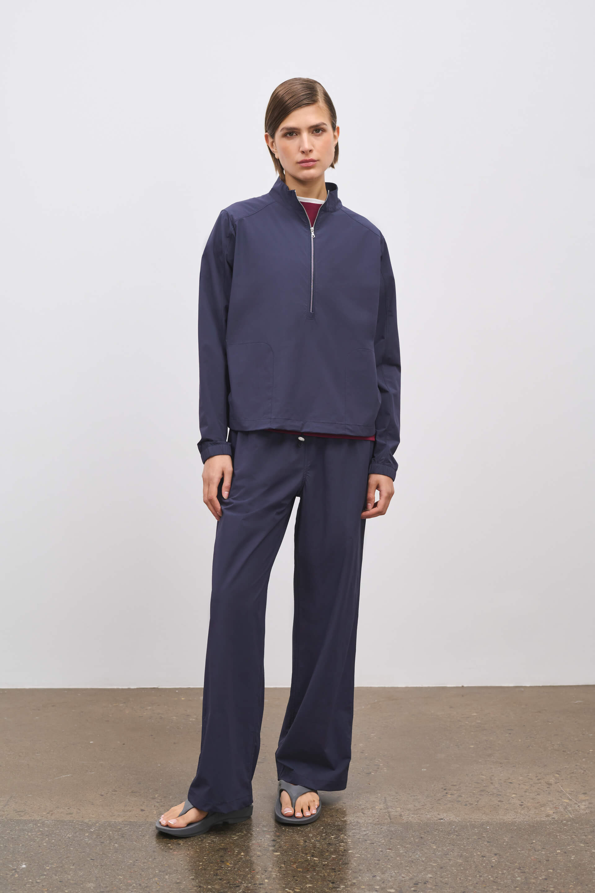 Literary Sport | Womens May Performance Pant in Washed Navy Blue