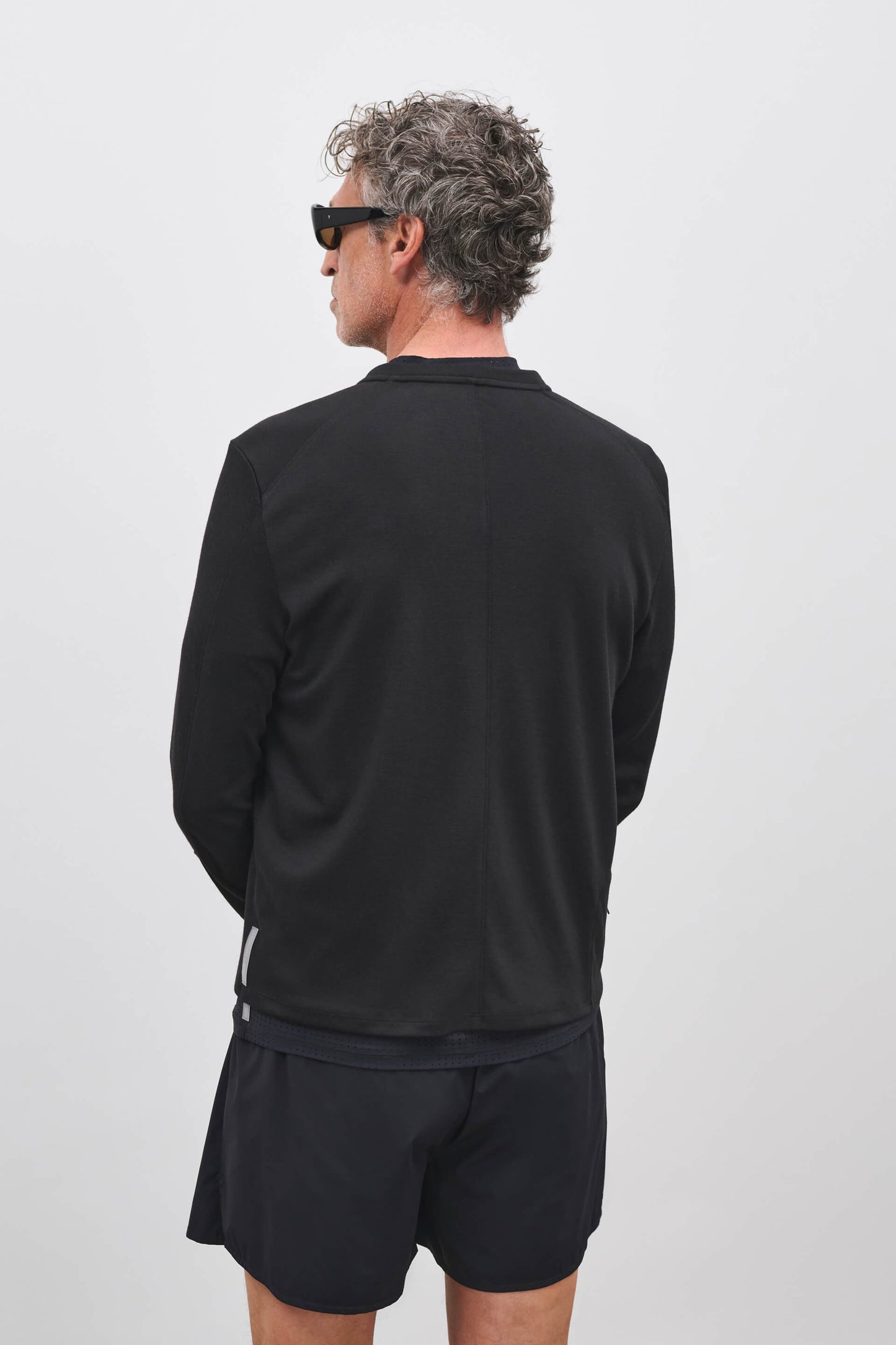 Literary Sport | Mens Walker Performance Cardigan in Black