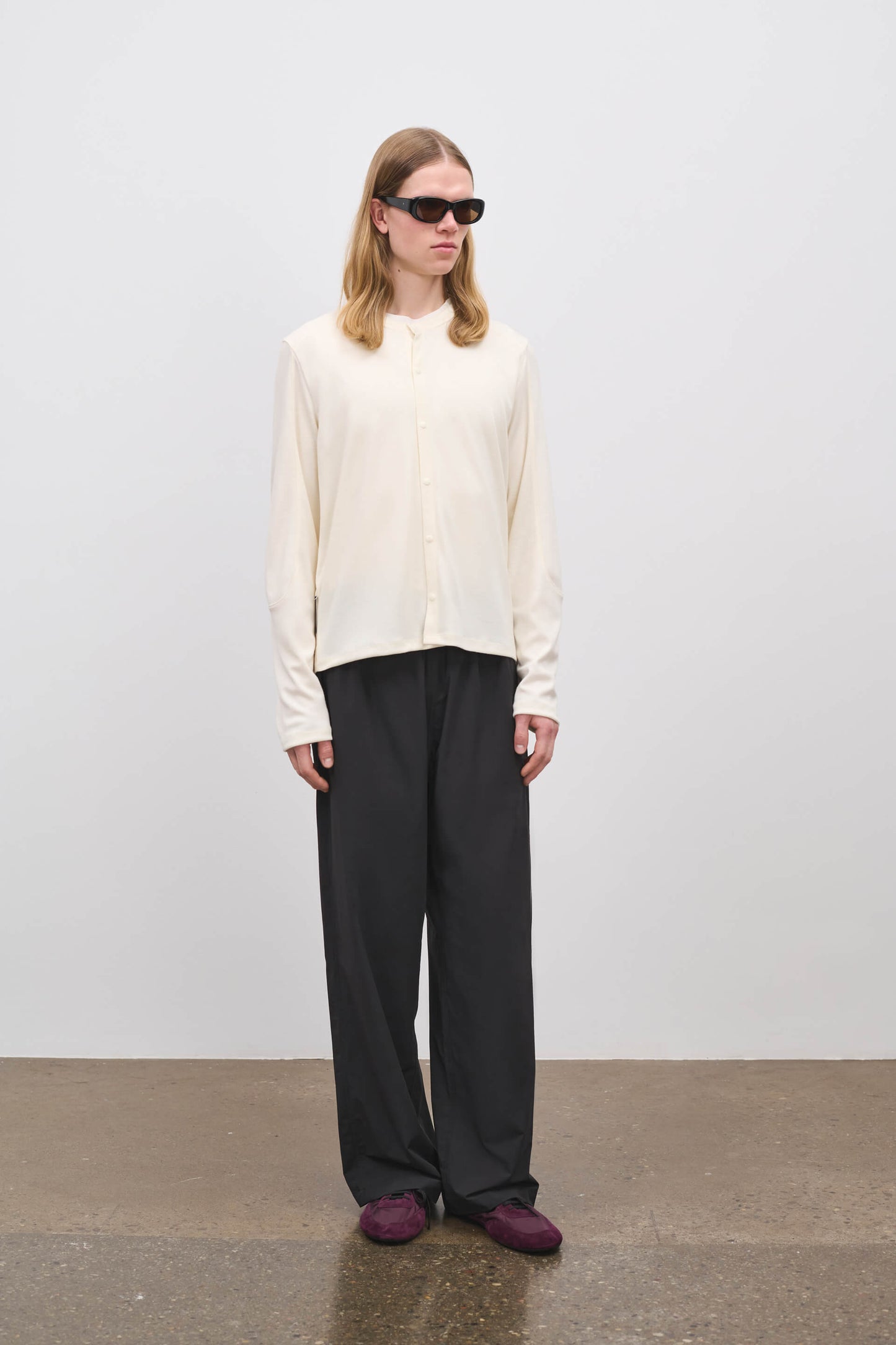 Literary Sport | Mens Walker Performance Cardigan in Bone