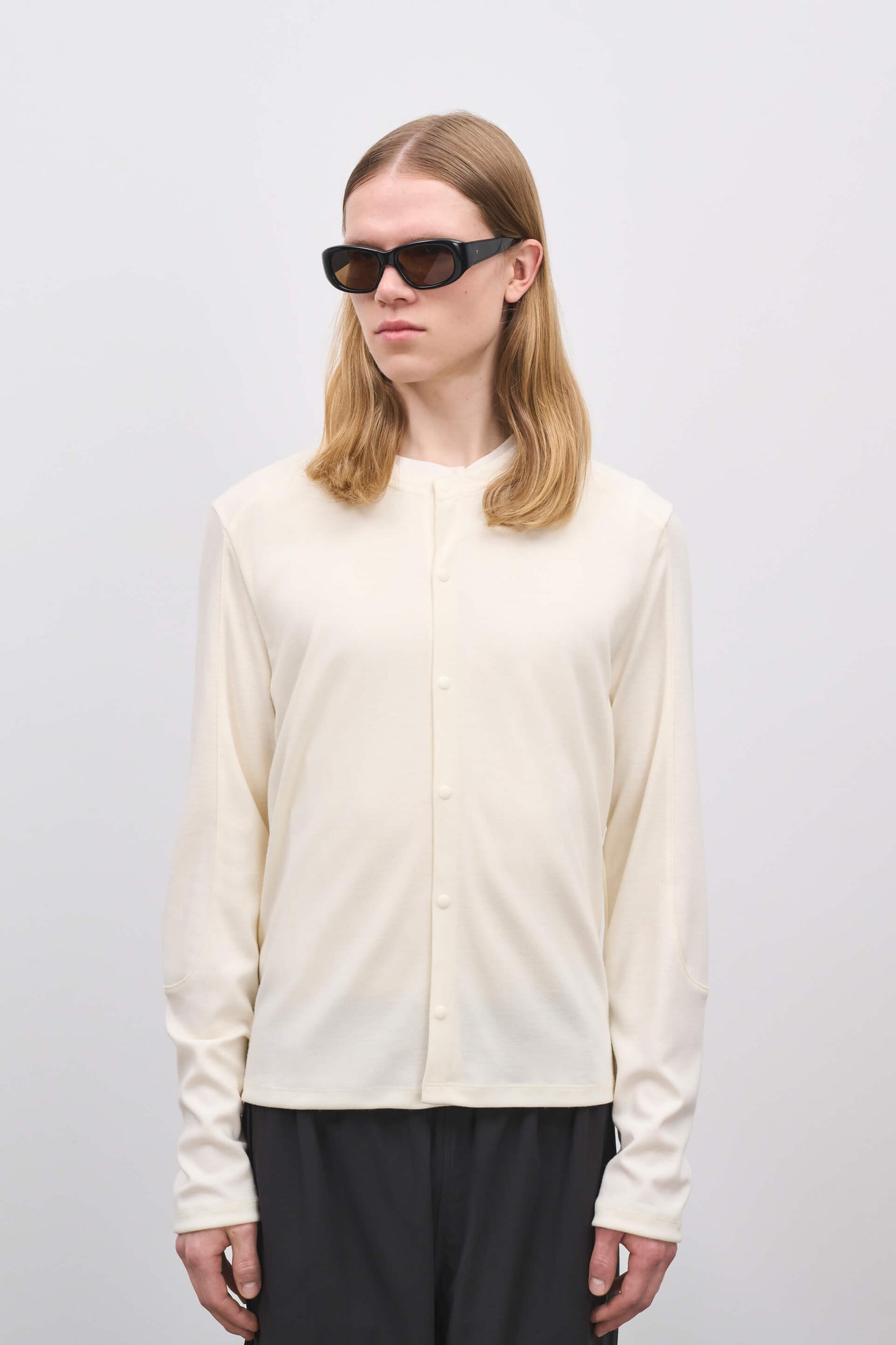 Literary Sport | Mens Walker Performance Cardigan in Bone