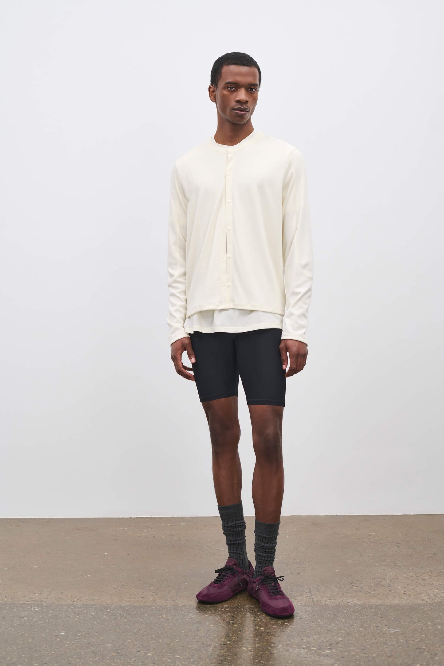 Literary Sport | Mens Walker Performance Cardigan in Bone