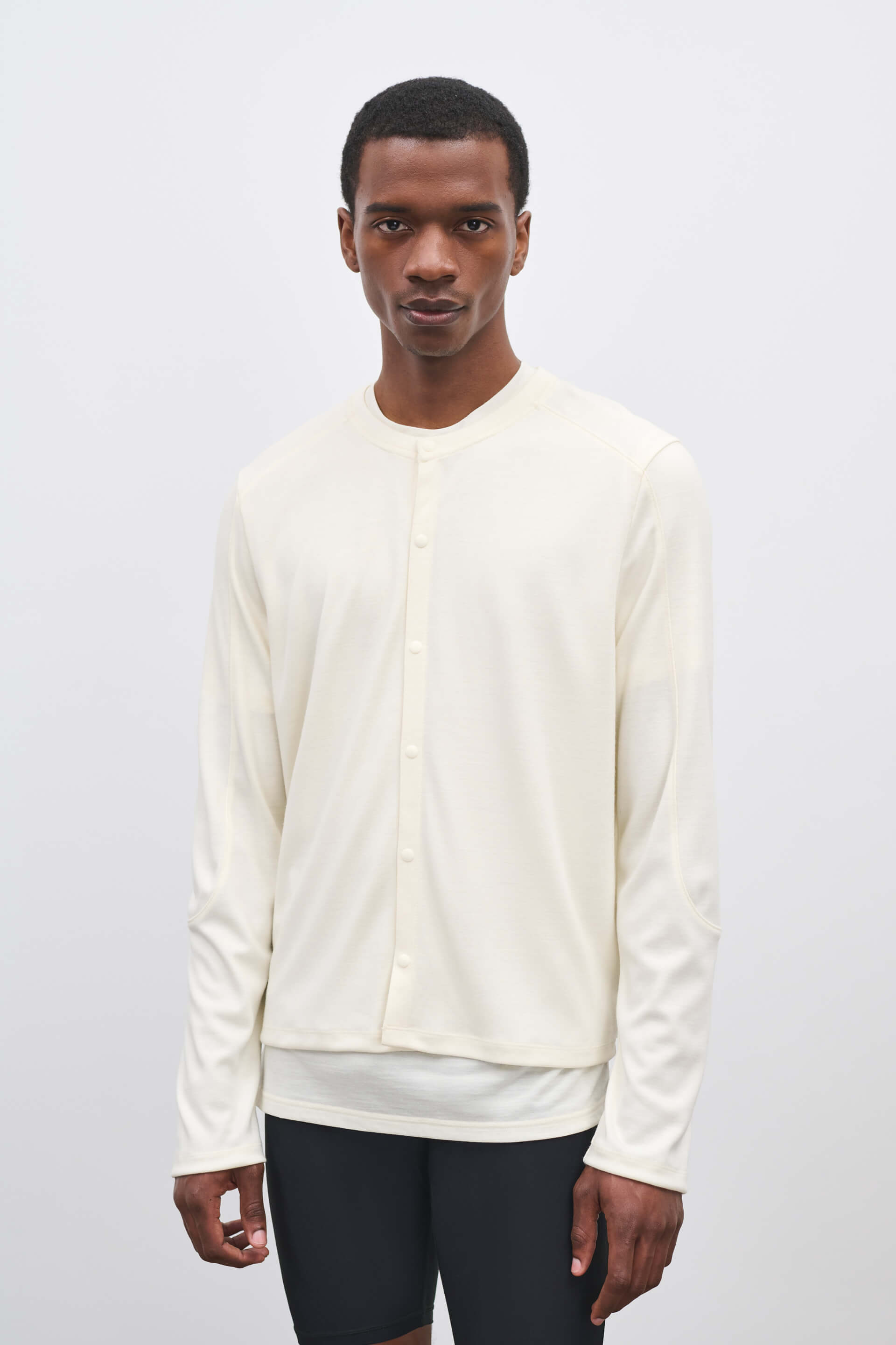 Literary Sport | Mens Walker Performance Cardigan in Bone