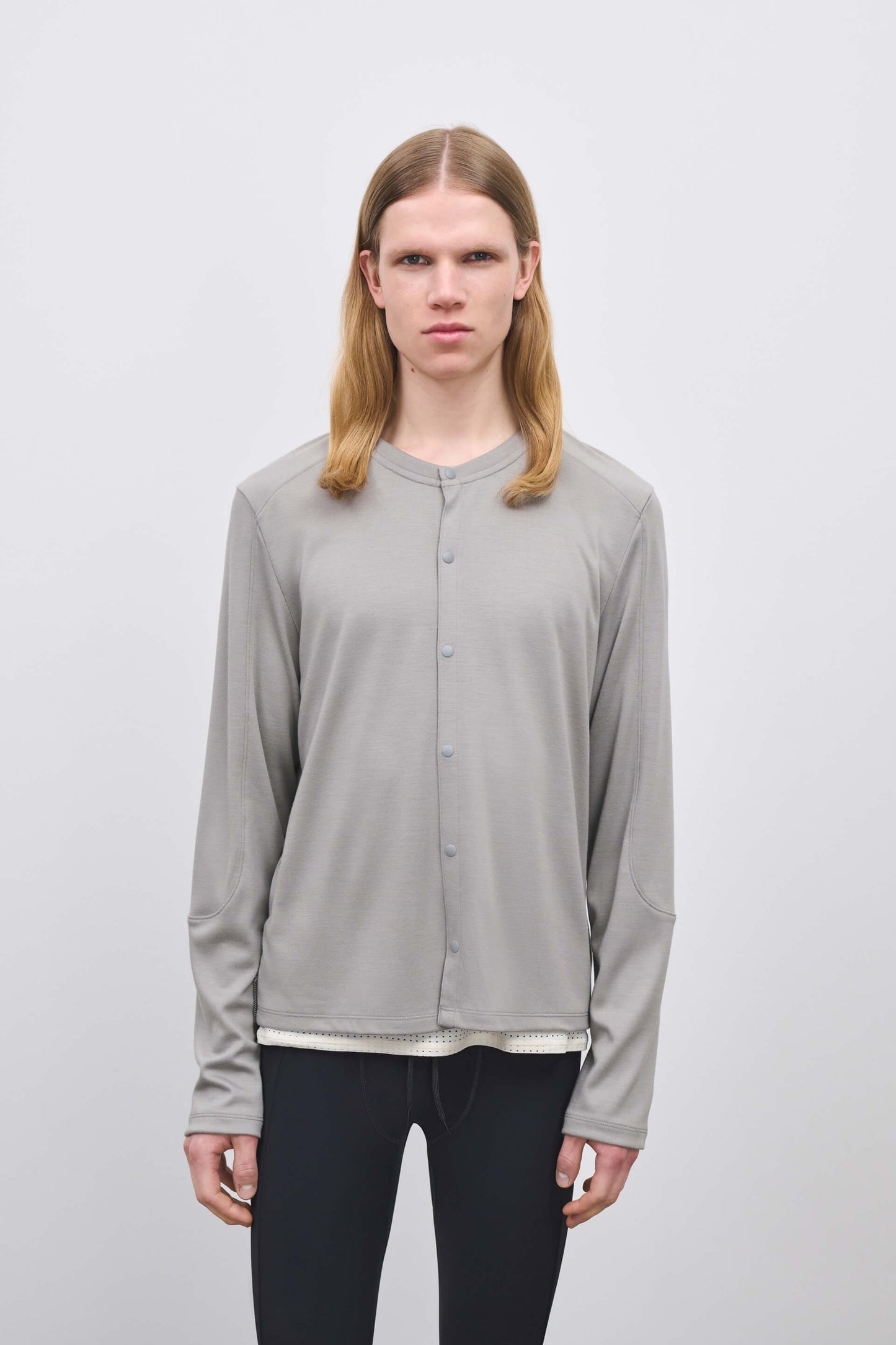Literary Sport | Mens Walker Performance Cardigan in Grey