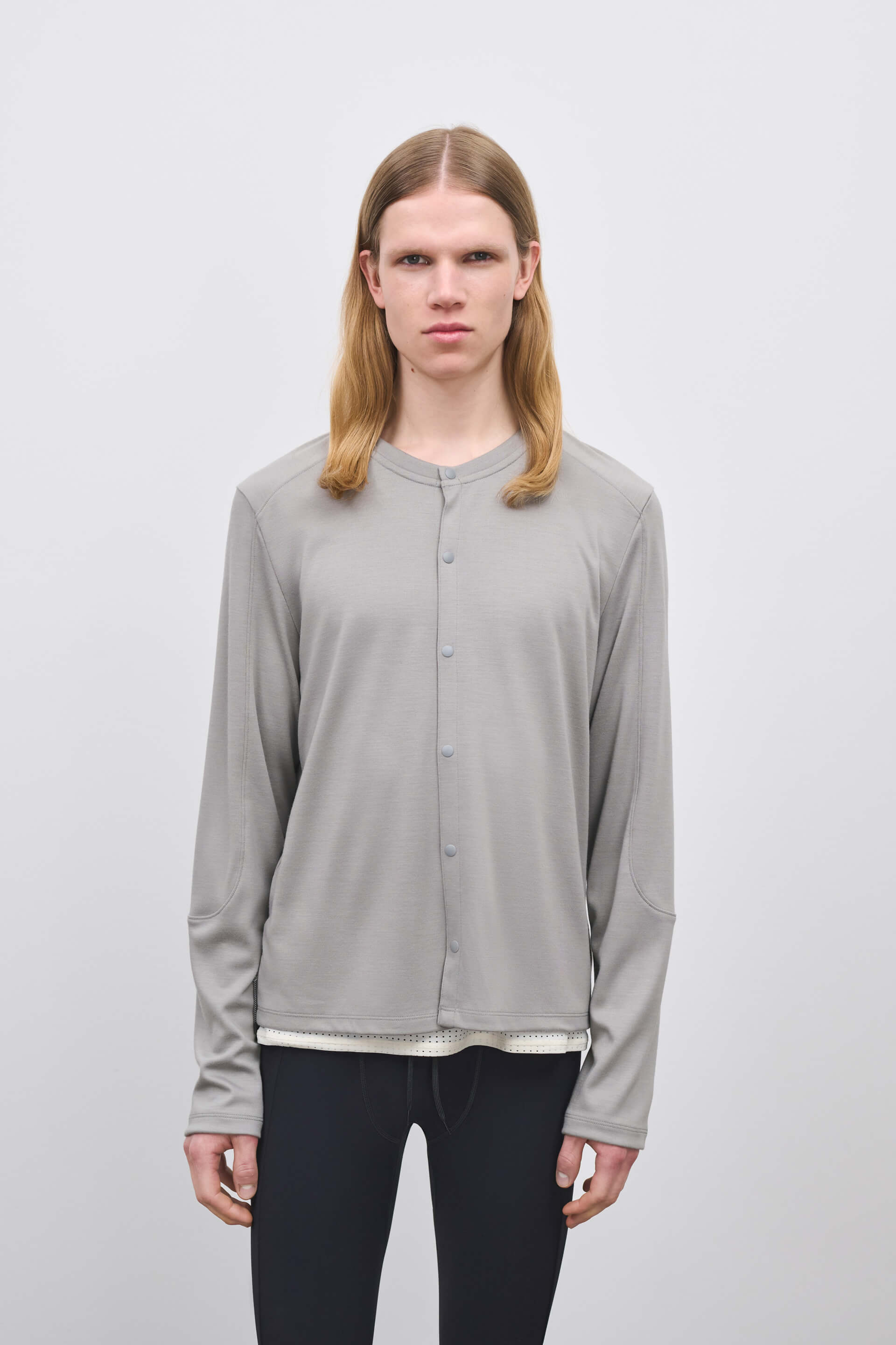 Literary Sport | Mens Walker Performance Cardigan in Grey