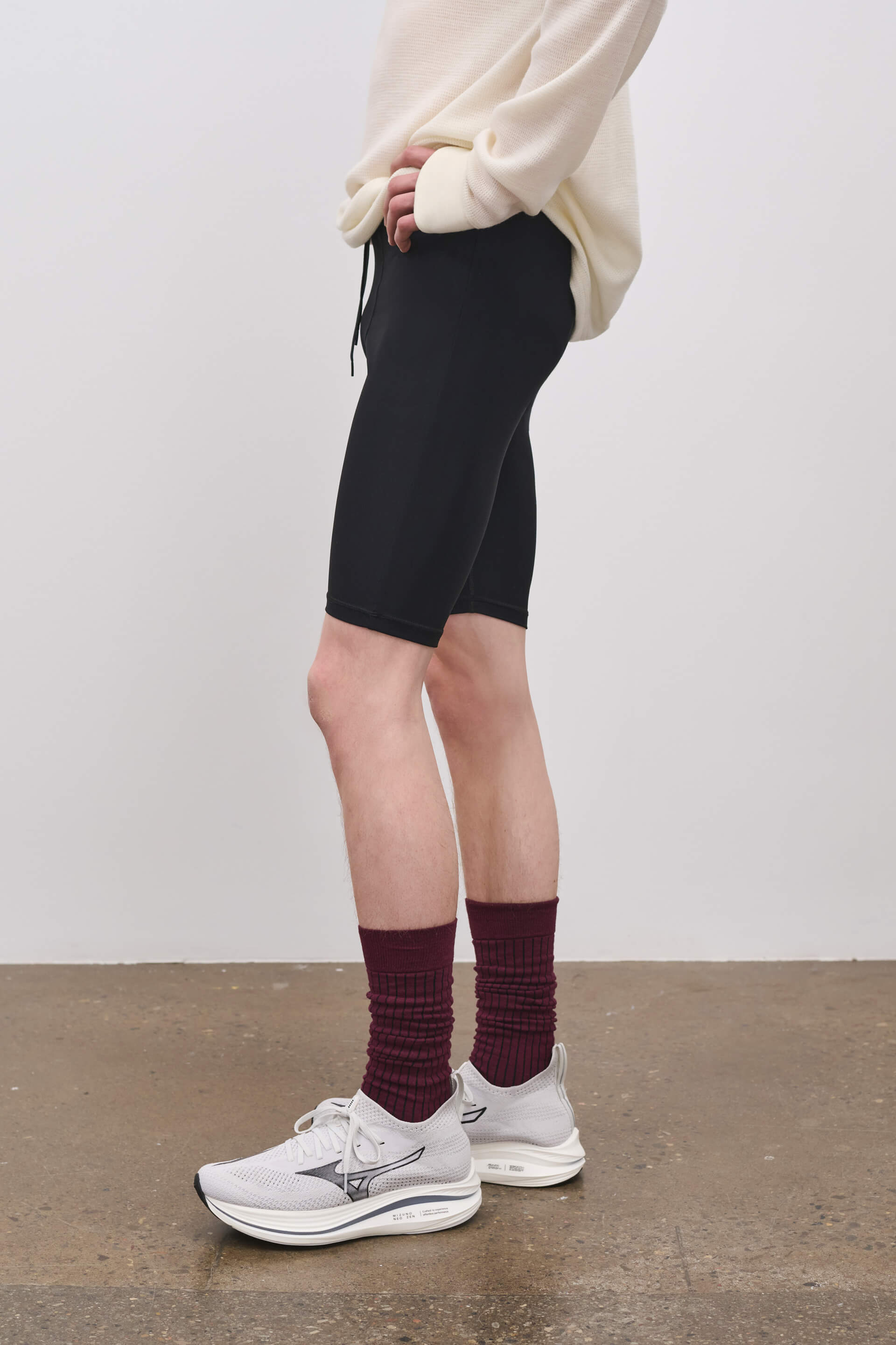 Literary Sport | Mens Pablo Short Run Tight in Black