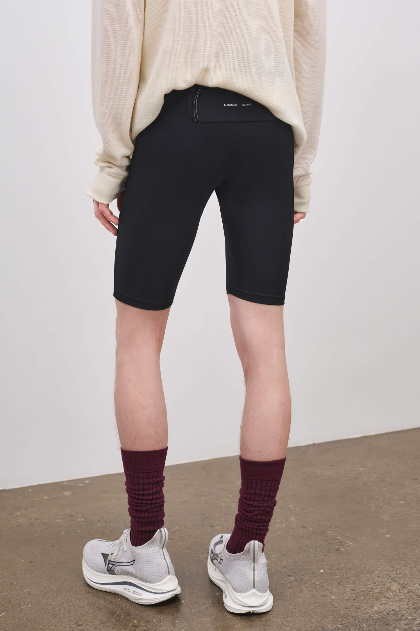 Literary Sport | Mens Pablo Short Run Tight in Black