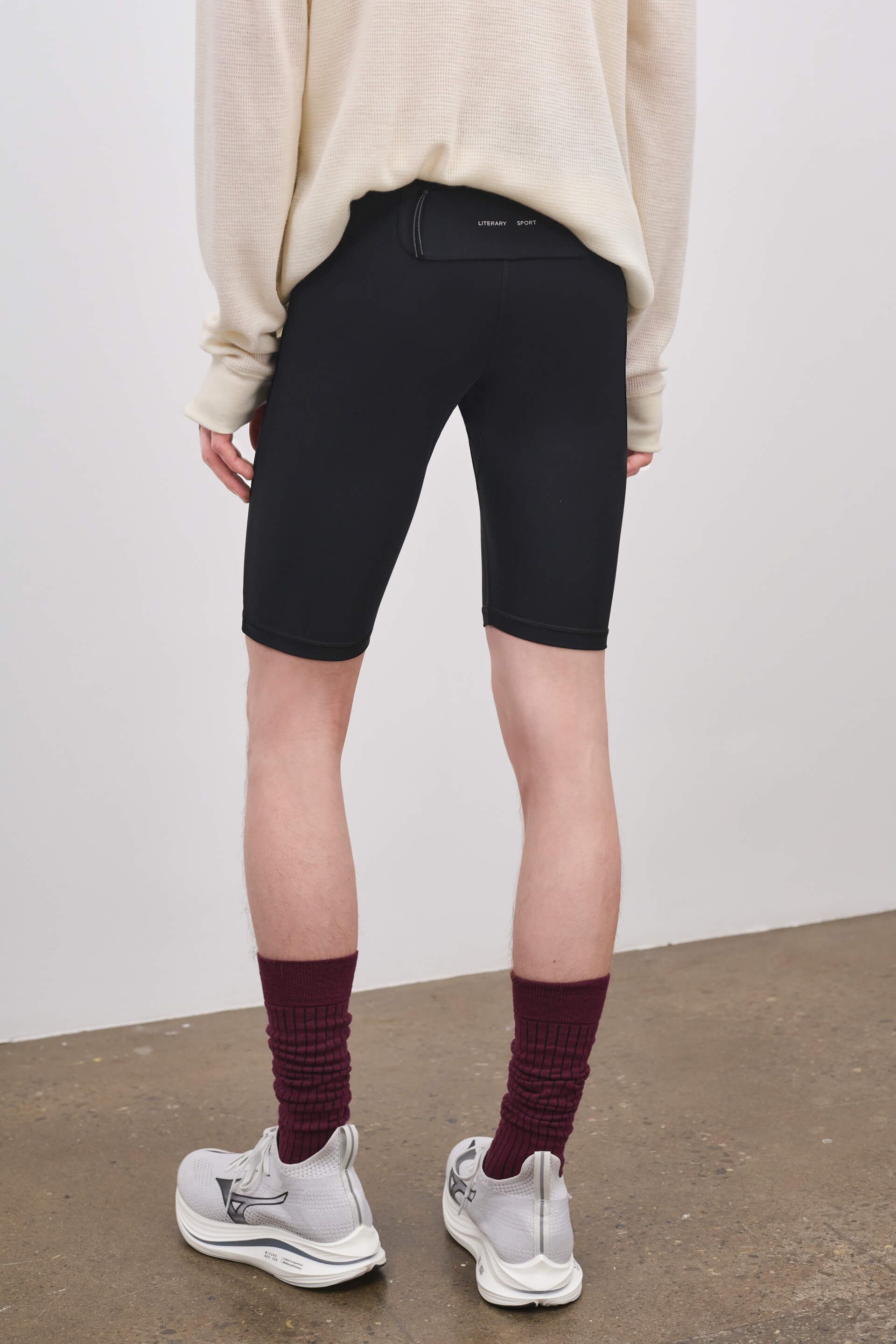 Literary Sport | Mens Pablo Short Run Tight in Black