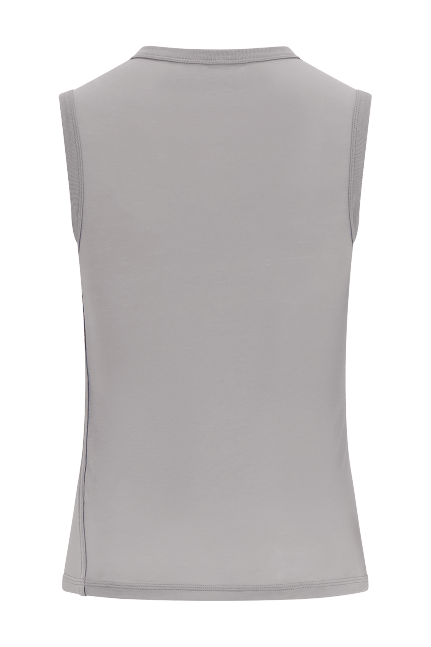 Literary Sport | Joan Womens Twist Fitted Tank Top - Steel Silver Grey