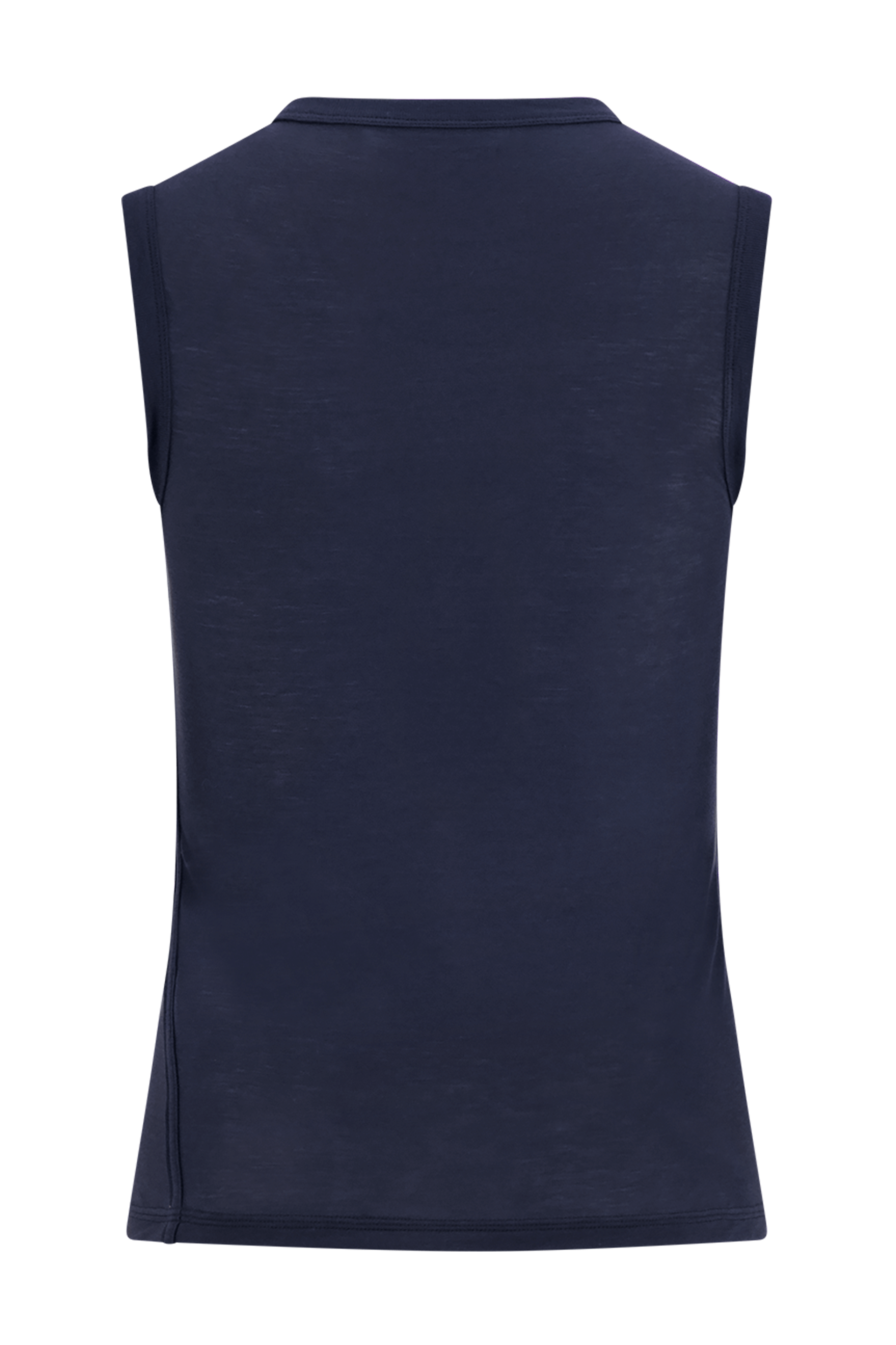 Literary Sport | Joan Womens Twist Fitted Tank Top - Night Dark Navy