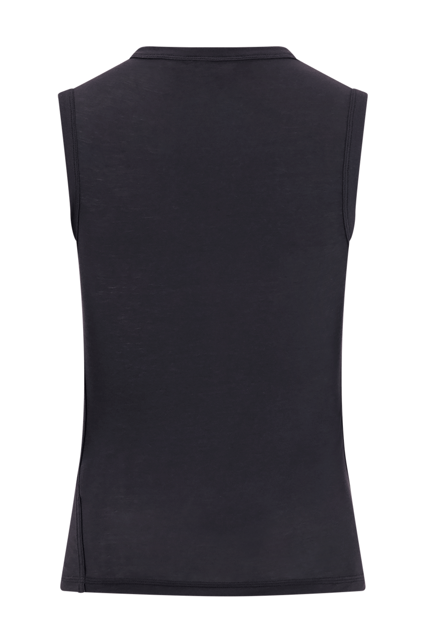 Literary Sport | Joan Womens Twist Fitted Tank Top - Washed Black