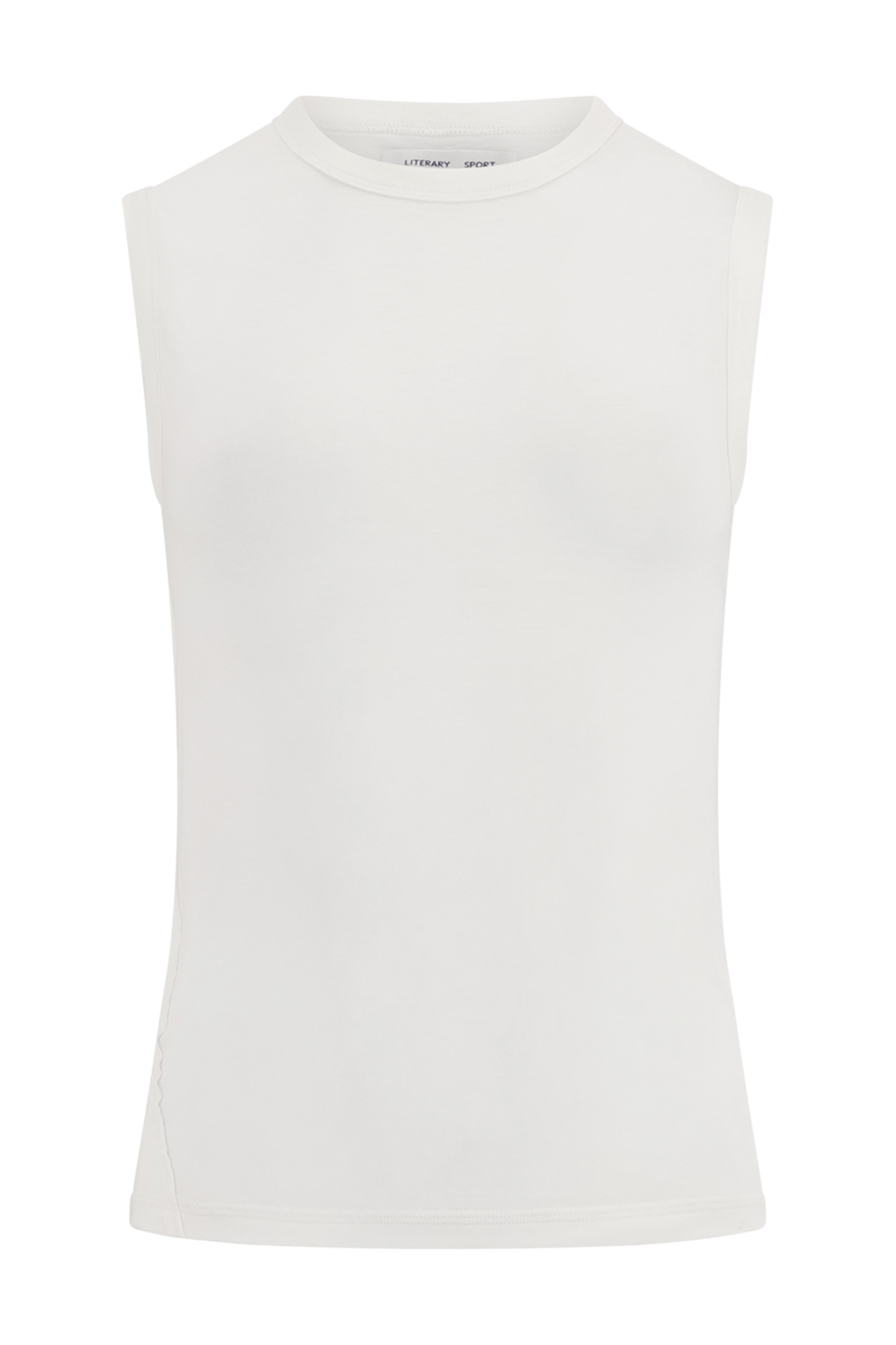 Literary Sport | Joan Womens Twist Fitted Tank Top - White