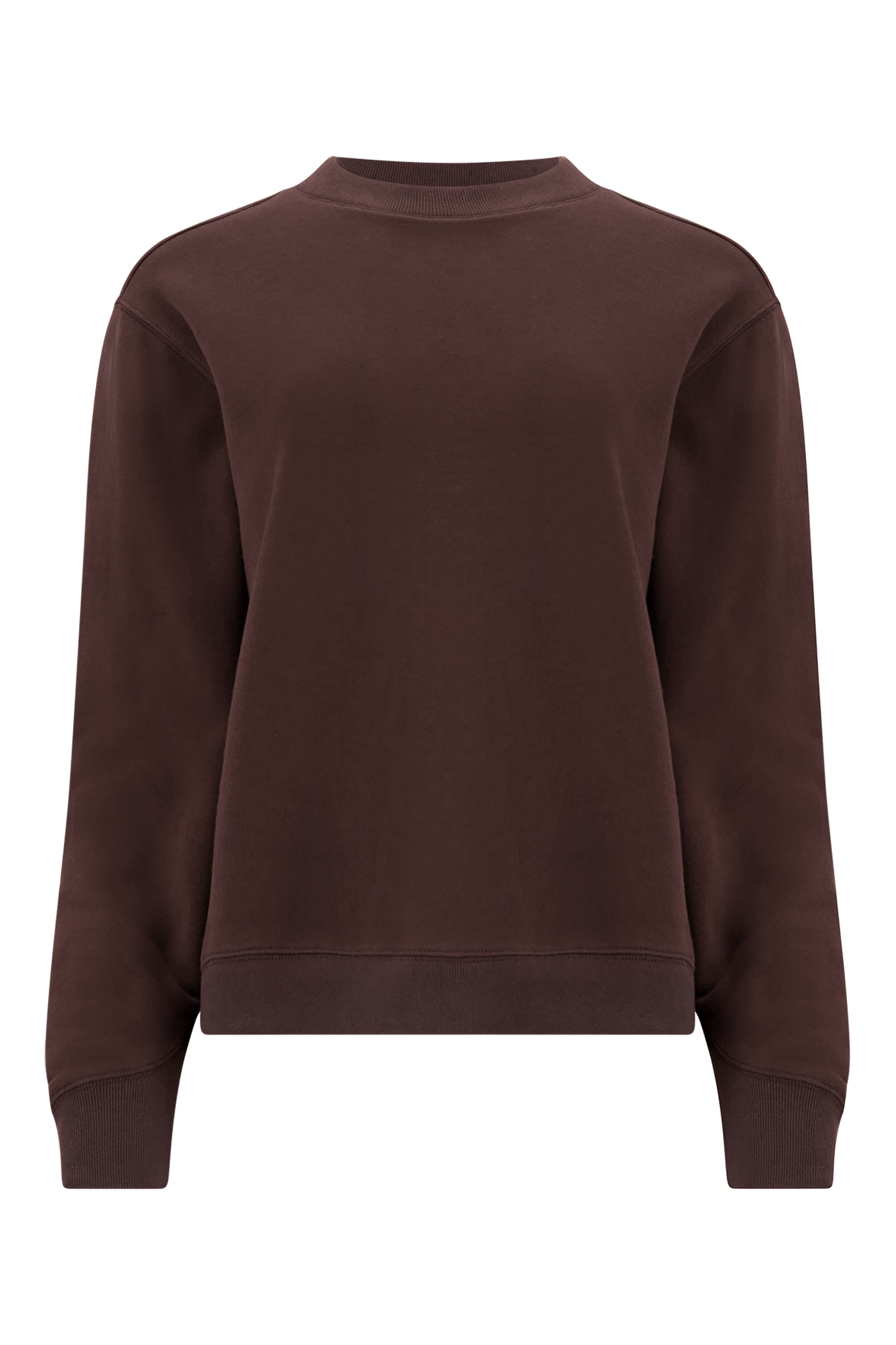 Literary Sport - Howe Womens  Crewneck Sweatshirt - Ash Dark Brown