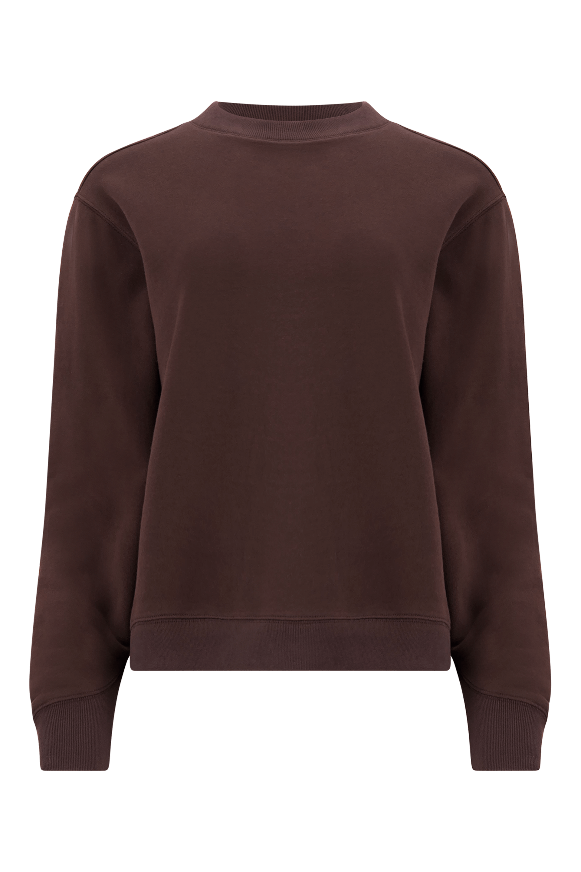 Literary Sport - Howe Womens  Crewneck Sweatshirt - Ash Dark Brown