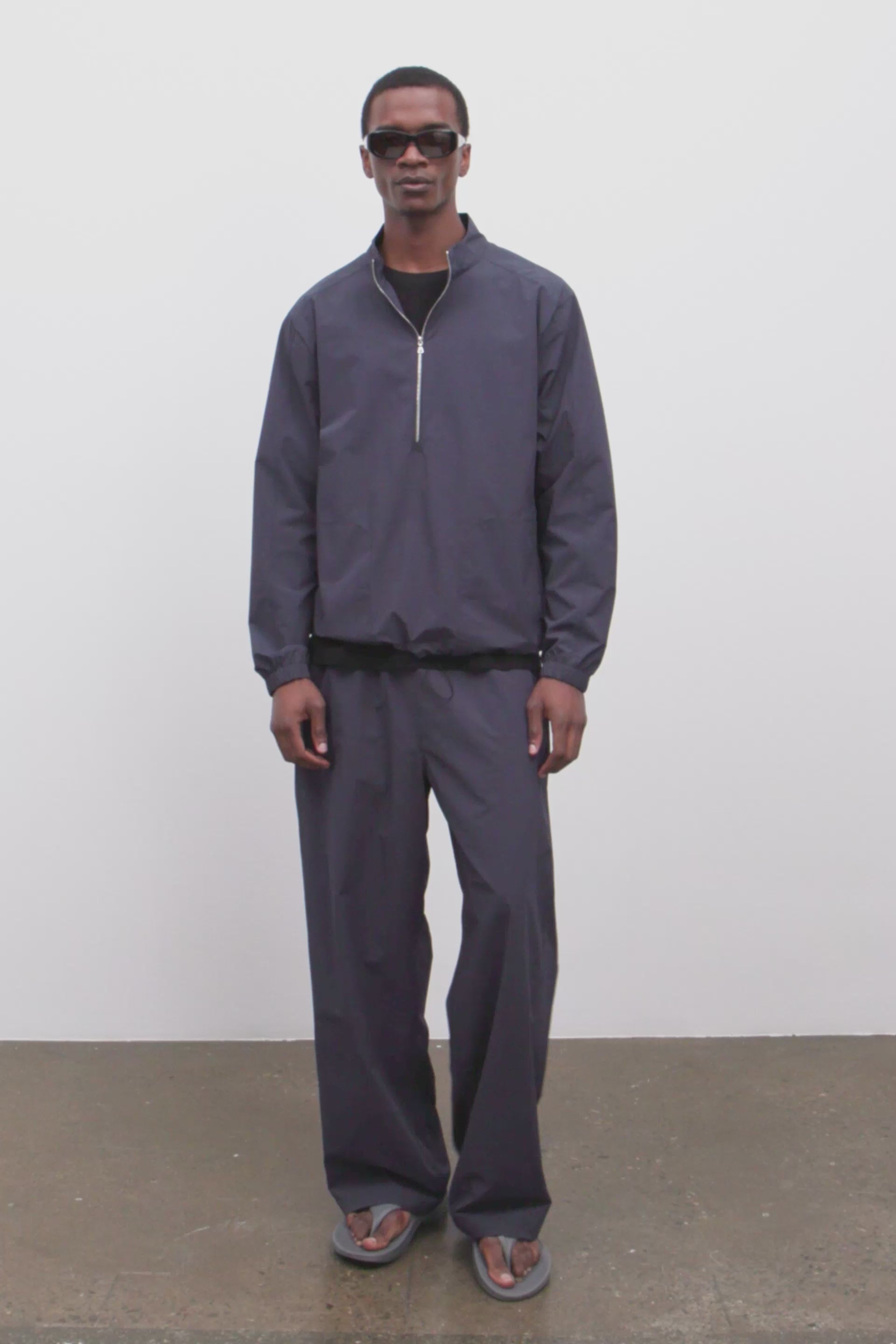 Literary Sport | Anton Half Zip in Navy