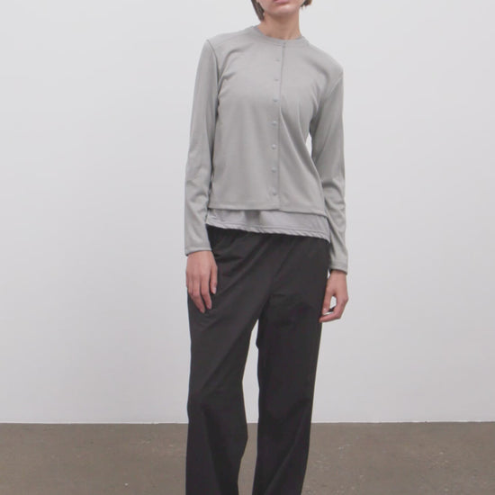 Literary Sport | Womens Fanny Performance Cardigan in Grey