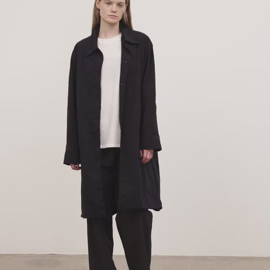 Literary Sport - Womens Iris Car Coat in Navy