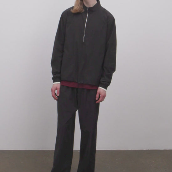 Literary Sport | Anton Half Zip in Black