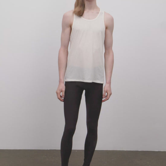 Literary Sport | Mens Mare Full Length Running Tights in Ash