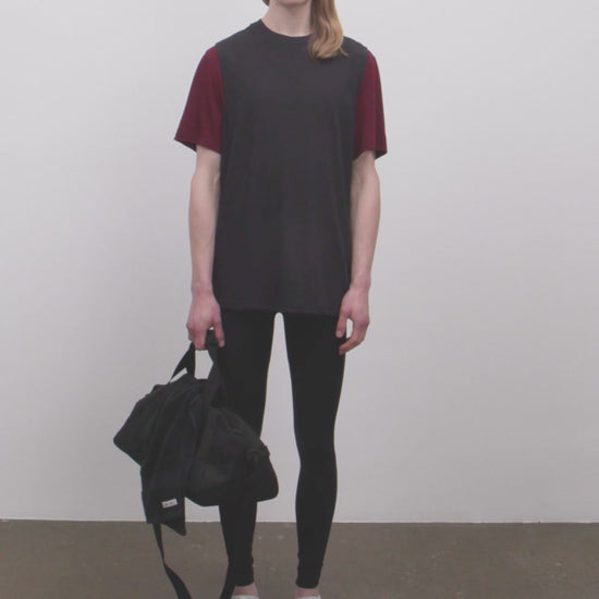 Literary Sport | Lorca Mens Sleeveless Running T-Shirt - Black - Front
